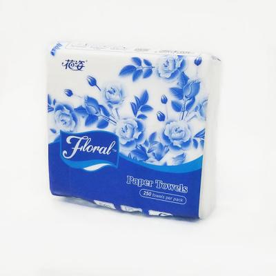 China 250sheets Ultra Strong Floral Ultra Strong Paper Napkins For CHINA BULE for sale