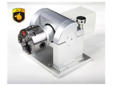 China 80mm Tilt Angle Rotary Axis For Laser Engraving Machine , Gear 8 : 1 for sale