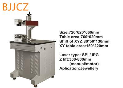 China Hohe Faser-Laser-Markierung der Präzisions-20W industrielle für Schmuck/Ring zu verkaufen