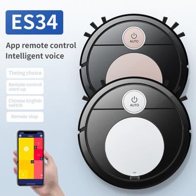 China Smart Home Cleaner New Products ES34 App Robot Remote Control Smart Indoor Fast Vacuum Cleaner for sale