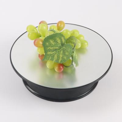 China Acrylic Solar Display 360 Turntable Jewelry Rotating Watch Ring Display Stand for sale