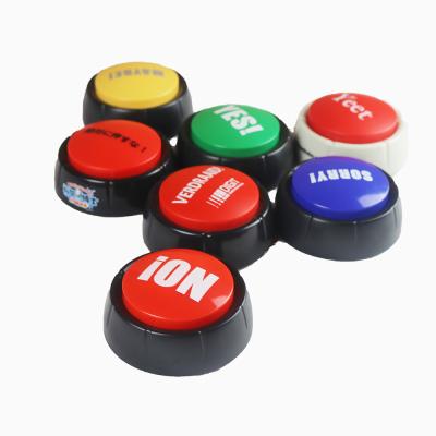 China Press the top to play free print! ! ! Custom Talking Button With Custom Sound And Logo For Gifts for sale