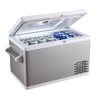 China UNIBAR COMPRESSOR USC-35B-5 Double Zone Mini Portable Car Fridge Fridge Caravan for sale