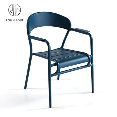 China Wholesale Cooling Aluminum Stacking Aluminum Restaurant Chair Outdoor Chair Garden Chair for sale