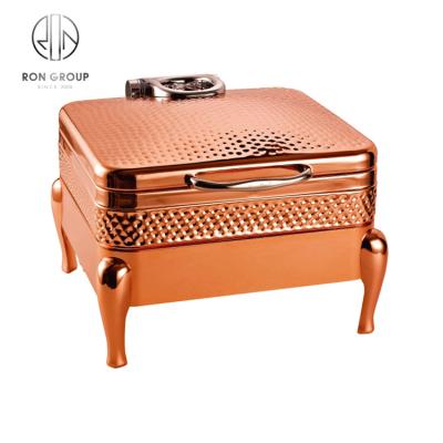 China Hotel Buffet Food Equipment Wholesale Dubai Food Warmers Shakes Restaurant Chafing Dish Luxury Food Warmers For Supply for sale