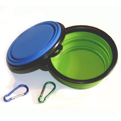 China Factory Price 100% Viable Food Grade Silicone High Quality Small Large Collapsible Amazon Dog Bowl for sale