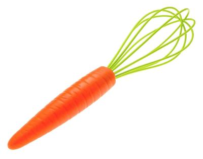 China Sustainable Carrot Shaped Cooking Egg Beater for sale