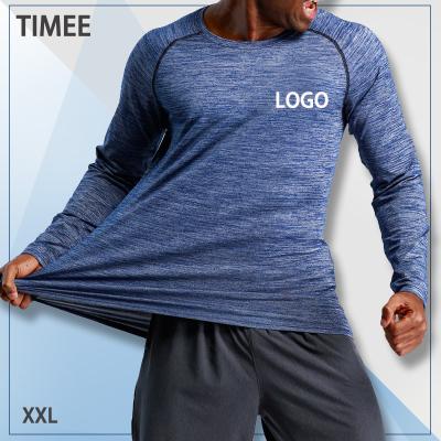 China parride customized activewear for men t-shirt mens long sleeve lightweight running tops for sale