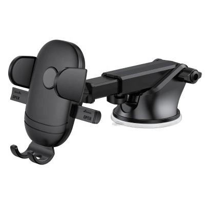 China Adjustable Suction Cup Car Phone Mount One-Hand Lock Peel-Breaks Dashboard Car Phone Holder for sale