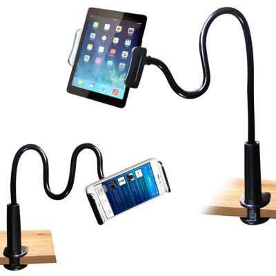 China Wholesale Adjustable Hands Phone Tablet Desk Stand Free Gooseneck Lazy Tablet Phone Holder For iPhone iPad for sale