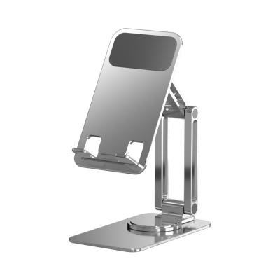 China 360 Adjustable Aluminum Rotation Phone Desk Metal Foldable Mobile Phone Stand For Ipad iPhone 13 12 11 pro Max Xiaomi Samsung S22 S21 for sale