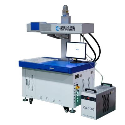 China Large area water-cooled dynamics jeanswear jackets CO2 laser marking focusing machine for sale