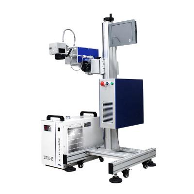 China Air Cooled UV Flight Laser Marking Machine for sale