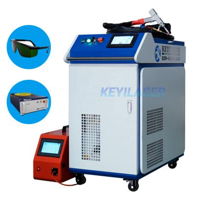 China 2000W Carbon Steel Fiber Laser Welding Cutter Head Price Portable Welding Machine for sale