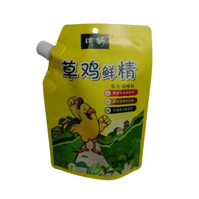 China Customized Moisture Proof Stand Up Spout Pouch For Chicken Essence Seasoning for sale