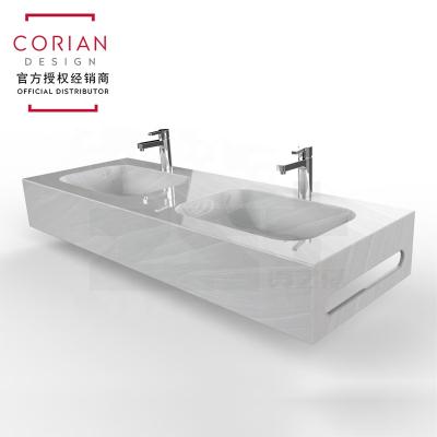 China Factory Direct Supply Modern Solid Outdoor Artificial Stone Wash Basin for sale