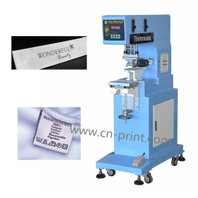 China Factory Single Color Mask Label Plastic Shell Sealed Pad Printer Machine for sale