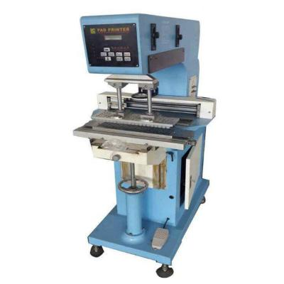 China factory ruler tampo printing machine for single color cross flow sealed ink cup for sale