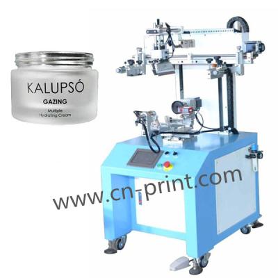 China Factory LC Color Servo System Cosmetic Multi Color Registration Screen Glass Printing Machine With Color Sensor LC-PA-400ES for sale