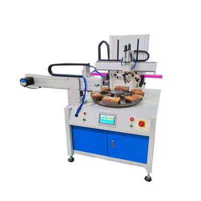 China Factory Newest Fully Automatic Silk Screen Printing Machine With Feeding And Discharging Conveyor Belt For Flat Workpiece for sale