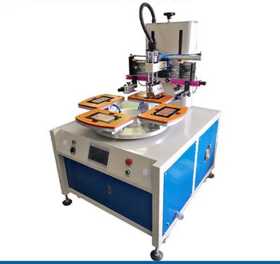 China Factory Automatic Screen Printing Machine Serigrafia Screen Printer With Rotating Working Table LC-RS500/4 for sale