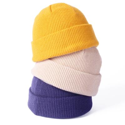 China 2021 New Arrival Fashion JOINT Adults Recycled Outdoor Street Wear Polyester Plain Style Street Style Men Winter Warm Hat for sale