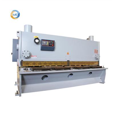 China Building material shops quality cutting carbon steel guillotine shear qc11y10x3200 hydraulic steel guillotine shear for sale