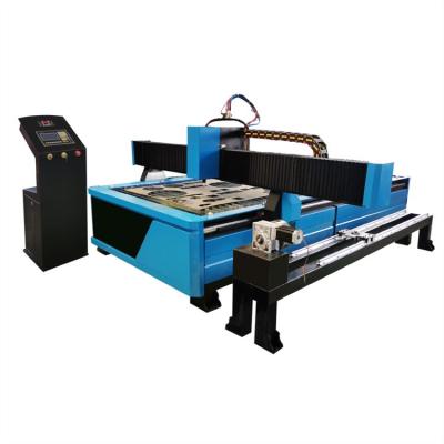 China Sheet Metallurgy CNC Plasma Cutter With Pipe Diameter 200mm Rotary Pipe Plasma Cutting Cutting Machine for sale