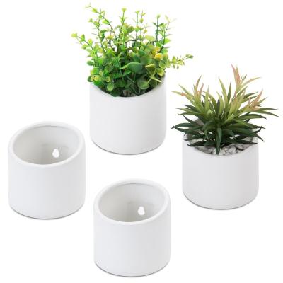 China American Style Ceramic Wall Planter Set Of 4 for sale