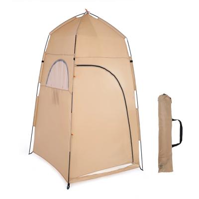 China Anti UV Portable Shower Bath Changing Room Tent Shelter Outdoor Changing Camping Beach Privacy Toilet Camping Tent for sale