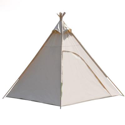 China Outdoor Camping Cotton Arrow Anti Pyramid Tent UV Indian Cotton Tent Rainproof Camping Tent for sale