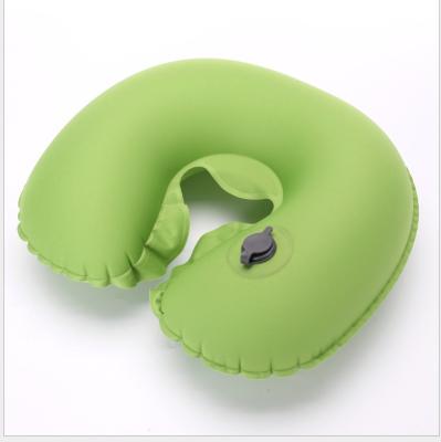 China Outdoor Camping Folded Ultralight Compressible Comfortable U Inflation Pillows for sale