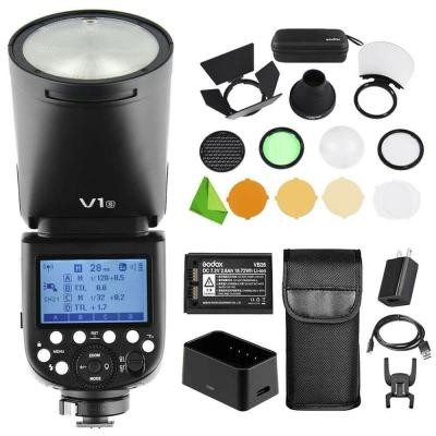 China New Godox V1+ AK-R1 Wireless Remote Control Speedlite Studio Camera Flash Light Kit Flash Light For All Brand Camera for sale