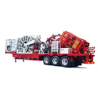 China Oil Field Coil Tubing Unit Truck-Mounted Engine 105Mpa Energy  Mining en venta