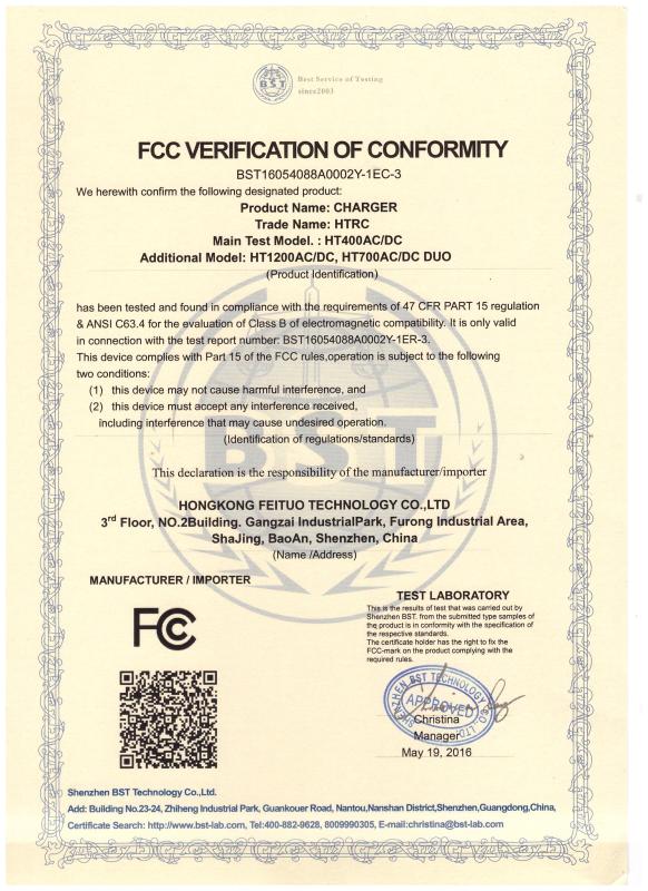 FCC - ShenZhen HuiTuo Electronic Co.,Ltd