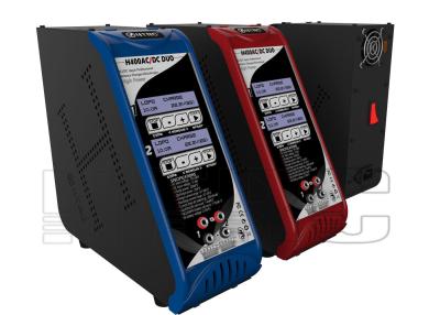 Cina Caricatore di DUO della batteria di lipo di Digital RC, blu nero rosso del caricabatteria della doppia porta 200W20A in vendita