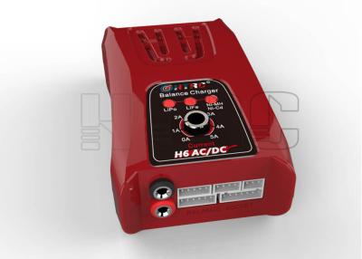 China Red Plastic Material 50 Watt AC / DC NiCd RC Dual  Battery Charger With RC Model for sale