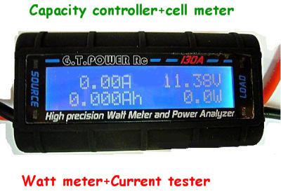 China Golden sell 150A Digital DC Inline Watt Meter and Power Analyzer with the best factory price for sale