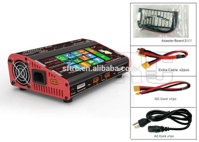 China The new arrival HT206AC/DC DUO 400W LiIo/LiPo/LiFe/NiMH/NiCD Battery Multi Balance Charger/Discharger for sale