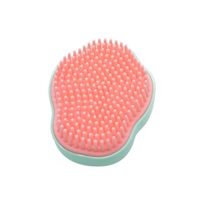 China All Natural Exfoliation Massage Baby Shower Brush Silicon Baby Bath Brush Silicone Bathing Tool for sale