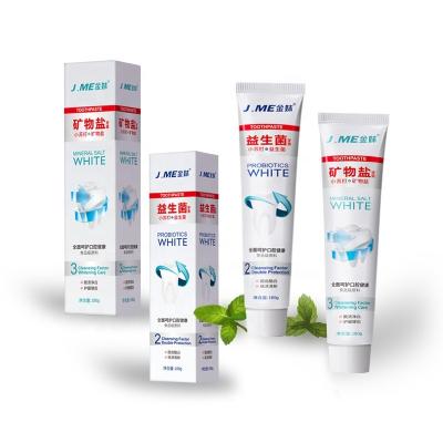 China 2021 Wholesale Cheap Teeth Whitening OEM Mint Flavor Baking Soda Private Label Whitening Toothpaste for sale