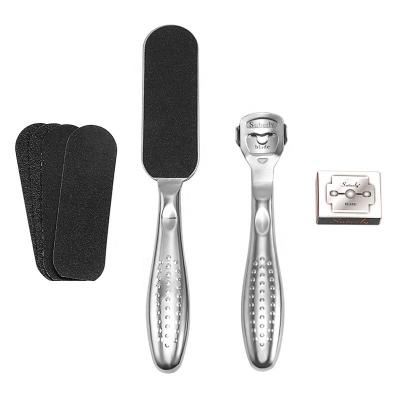 China Durable Replaceable pedicure tools callus scraper foot file set for foot care for sale