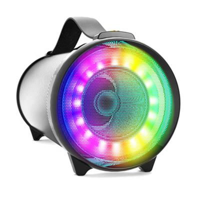 China 2021 New Arrivals LED Flashing Light High Quality Bazooka BT Trending HiFi Speaker 2000mAH With Colorful LED Light for sale