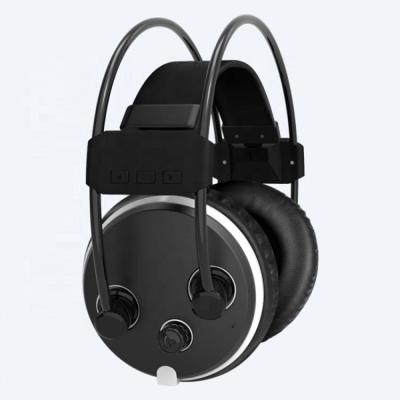 China Cool Super Big Headband Earmuff Portable Noise Canceling Radio True On Ear Circumaural Headset With Deep Bass for sale