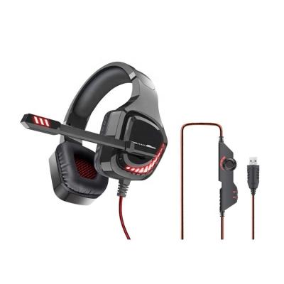 China 7.1 RGB Edge Light USB Noise Canceling Computer Wired Gaming Headsets Earphone Headphones PC Stereo Gaming Headset With MIC for sale