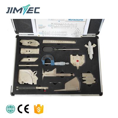 China Welding Field High Precision 14pcs Set Welding Gauge Inspection Tool Kit for sale