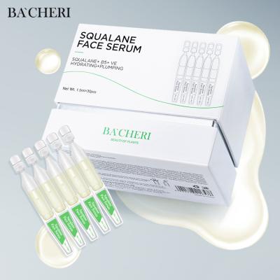 China Nourishing Facial Dropping Moisturizing Hydration Private Label Logo Face Skin Care Custom Squalane B5 VE Serum for sale