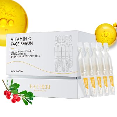 China Private Label High Quality Dark Circles Facial Moisturizer Vitamin C Brightening Circles Face Skin Care Serum for sale