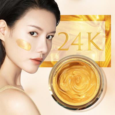 China Moisturizer Firming Repair Moisturizing Skin Care 24k Gold Wholesale Private Label Face Mask for sale