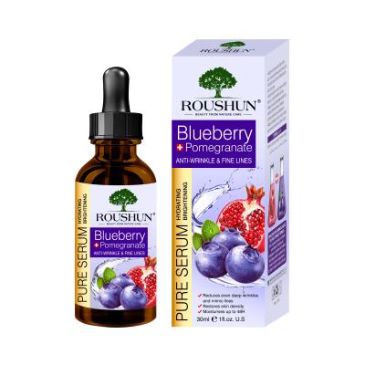 China ROUSHUN Moisturizing & Anti-Wrinkle Blueberry+pomegrangate Serum Whitening for sale